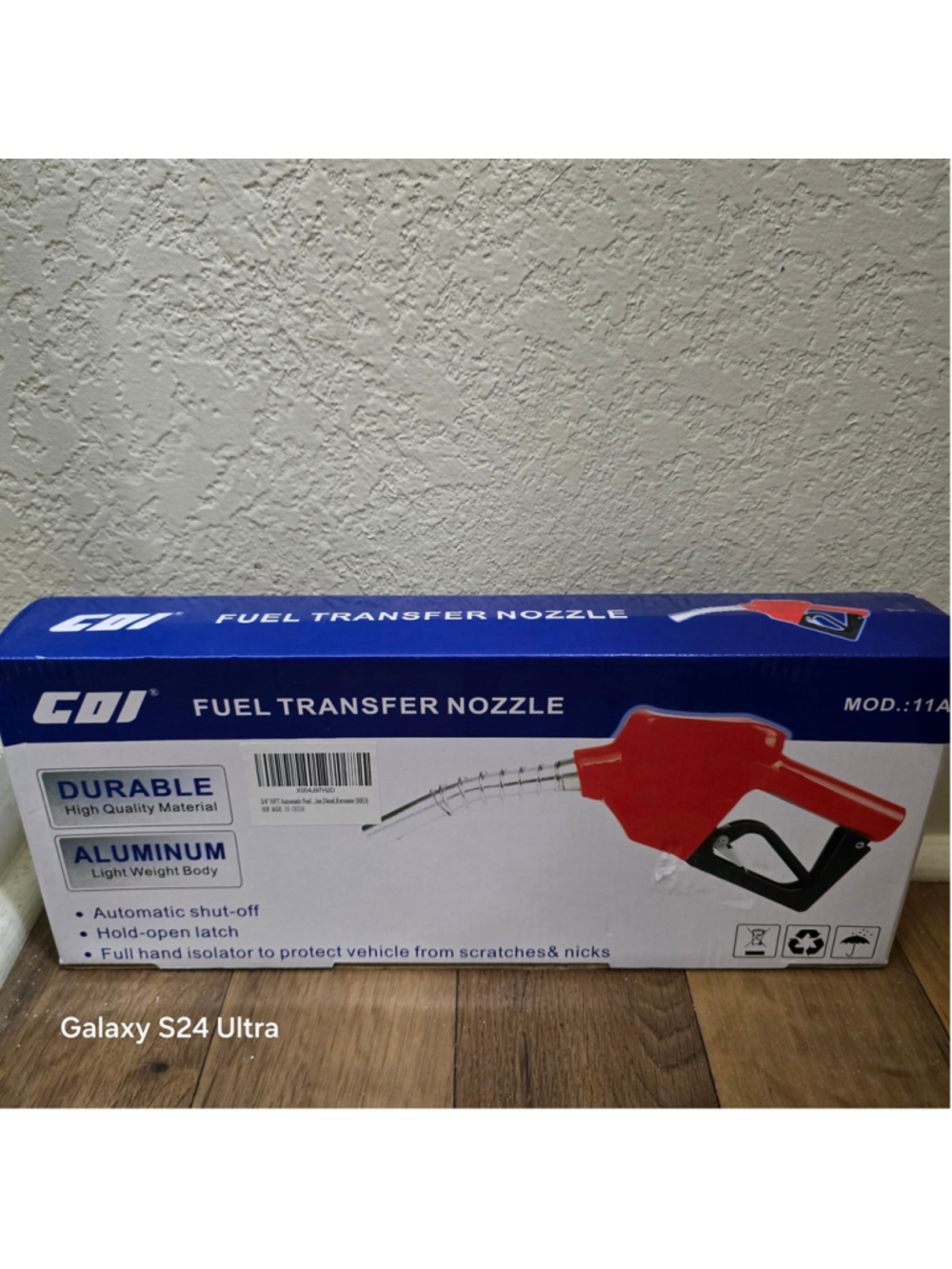 CDI Fuel Transfer Nozzle 3/4" NPT Automatic Red/Black